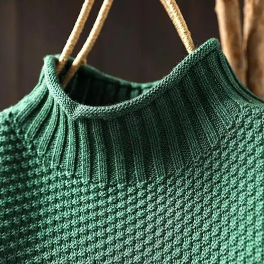 P|H - Relaxed Mock Neck Knit Sweater Ruth