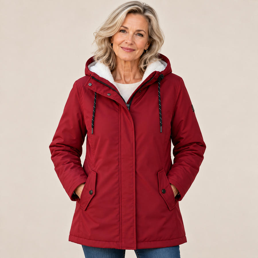 Maeve - Fleece-Lined Hooded Parka Coat